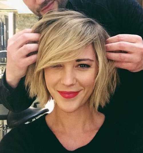 bob hairstyles with side bangs 2