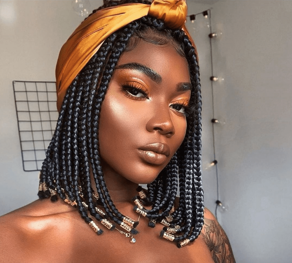 box braid bob hairstyles