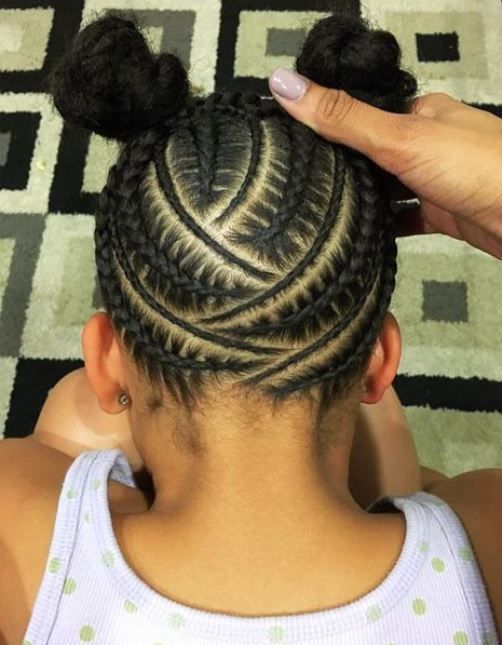 braided hairstyles for black girls kids