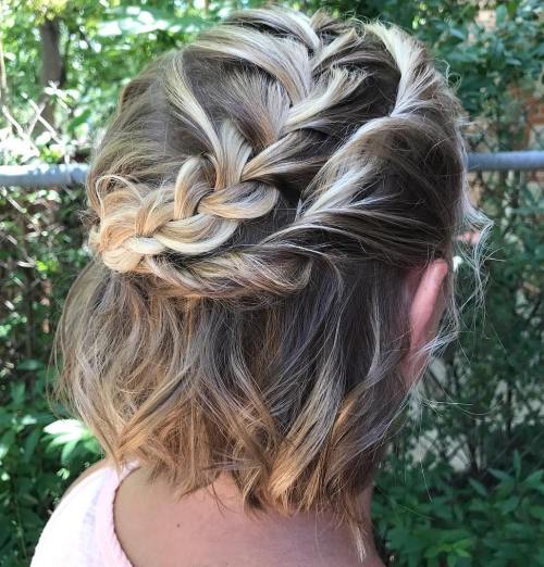 braided hairstyles for short hair