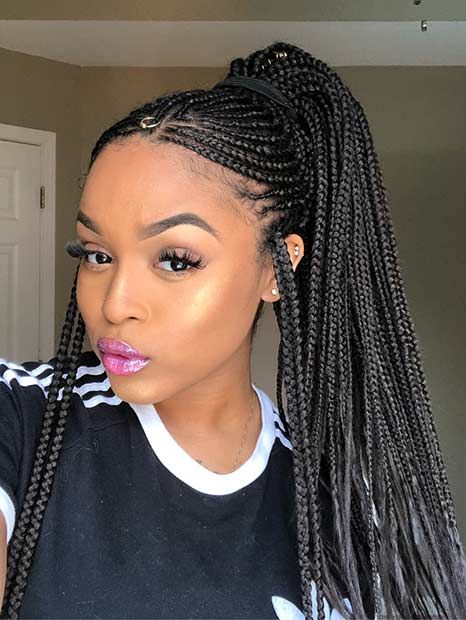 braided hairstyles with weave