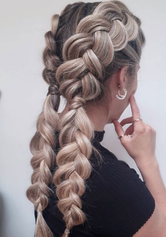 braided pigtail hairstyles 2