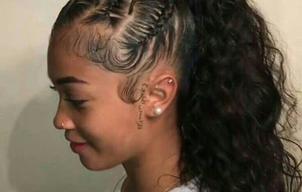 braided ponytail hairstyles for black hair