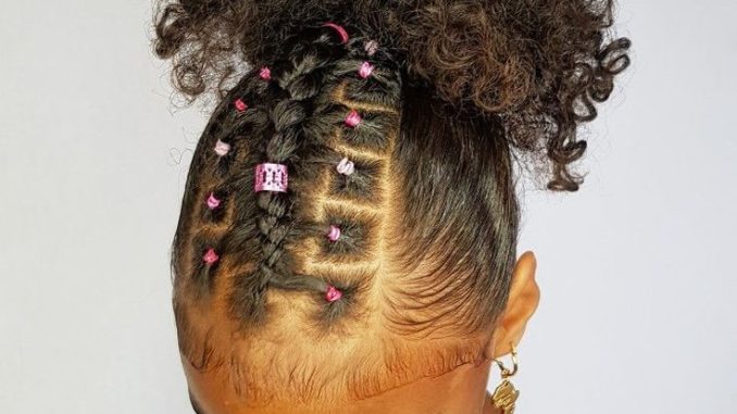 braided ponytail hairstyles for black hair little girl