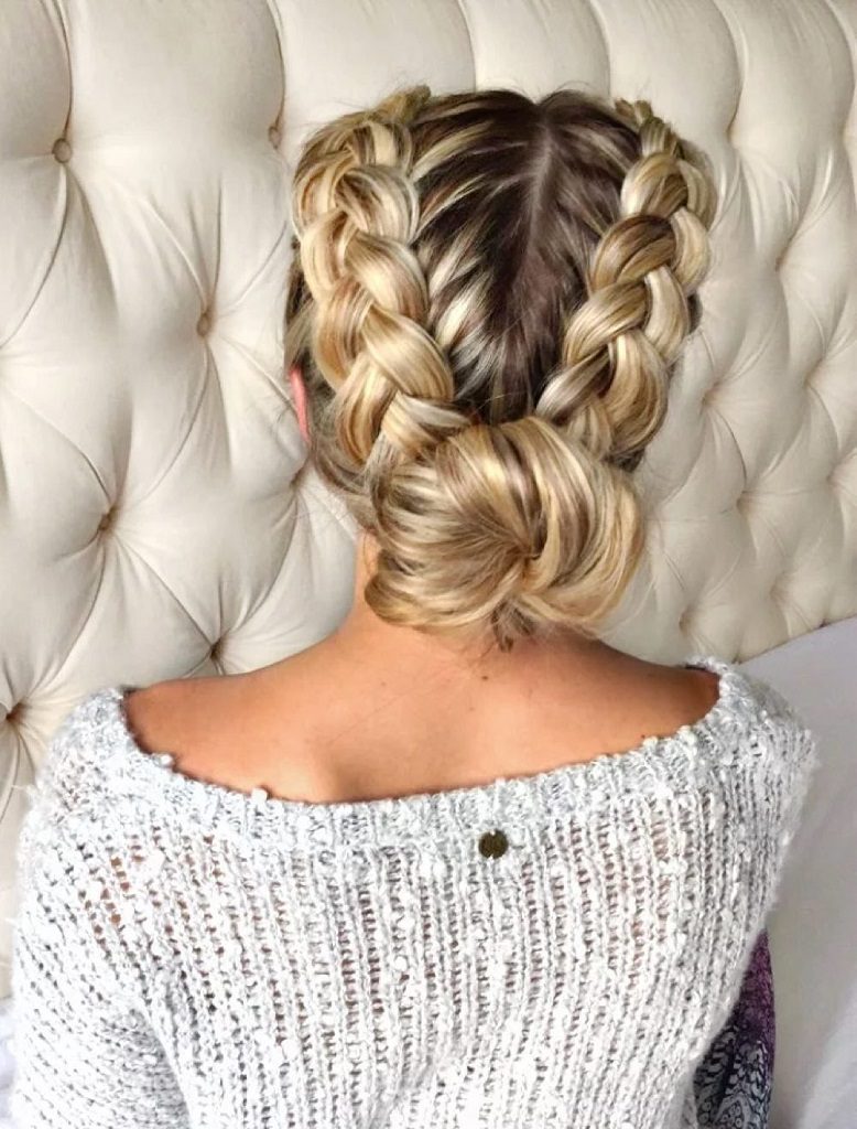 braided updo hairstyles