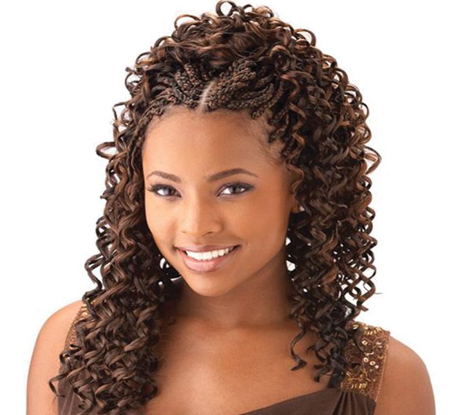 curly braided hairstyles