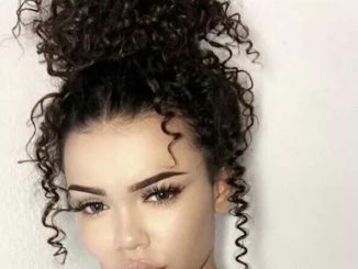 curly bun hairstyles