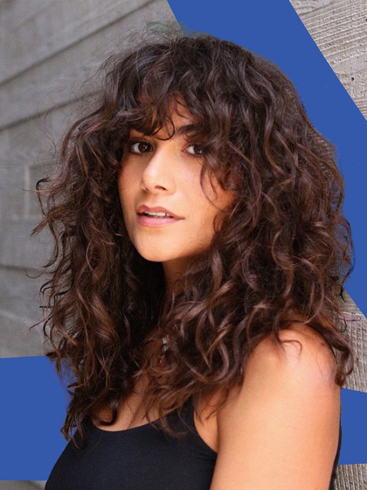 Curly Hairstyles with Bangs
