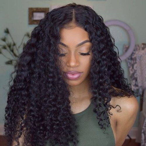 curly sew in hairstyles 2