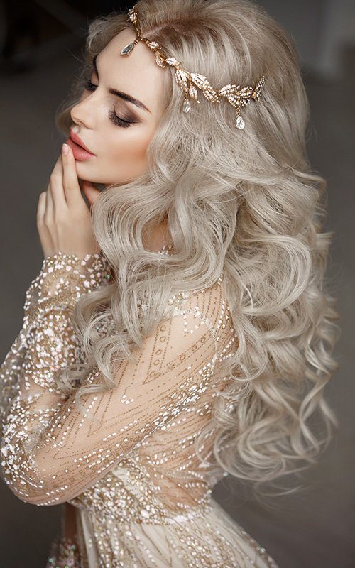 curly wedding hairstyles