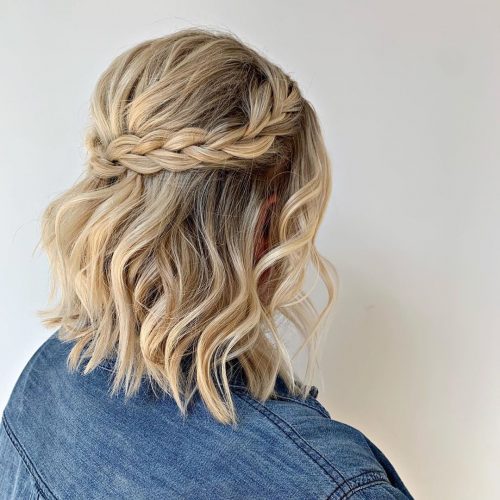 cute braided hairstyles for short hair