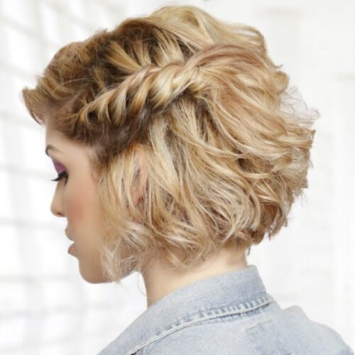 cute easy hairstyles for short curly hair 2