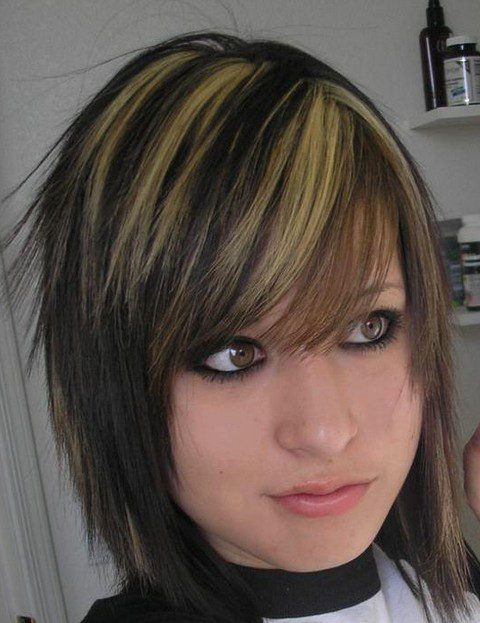 cute emo hairstyles for short hair 2