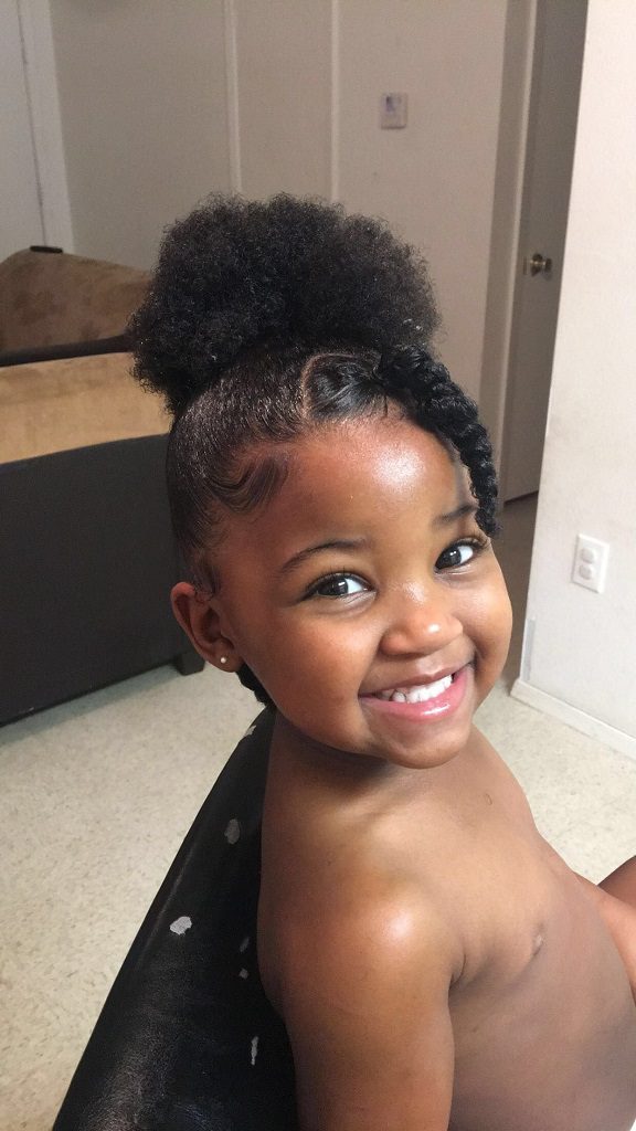 cute hairstyles for black girls natural hair kids 2