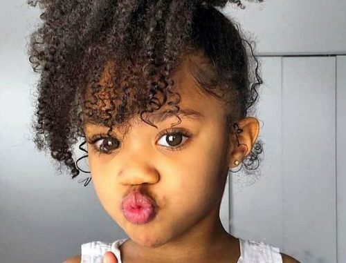 cute hairstyles for black girls natural hair kids