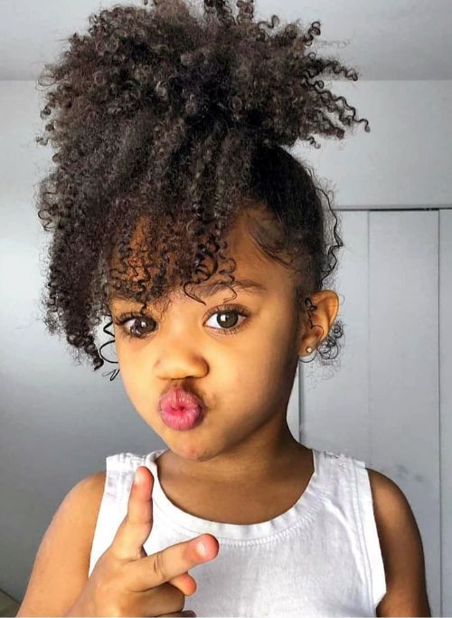 cute hairstyles for black girls natural hair kids