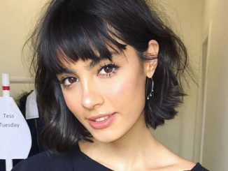 cute hairstyles for short hair with bangs
