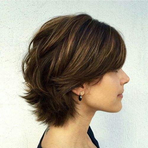 cute hairstyles for short thick hair