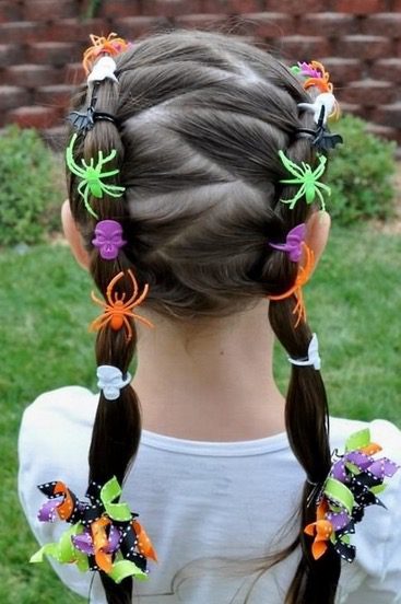 Cute Halloween hair