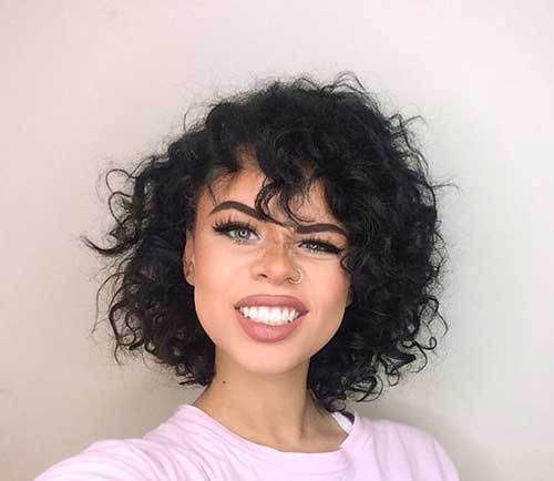 cute short curly hairstyles 2