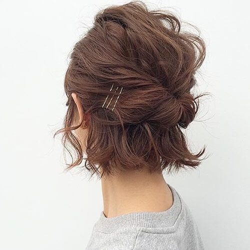 cute up hairstyles for short hair 2