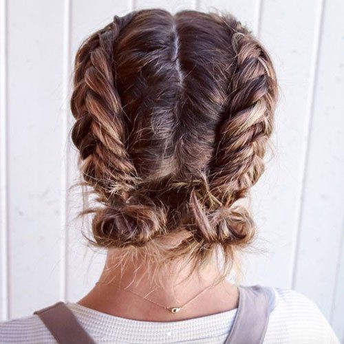 cute updo hairstyles for short hair 2
