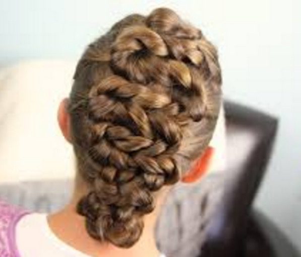 easter braids girls hairstyle