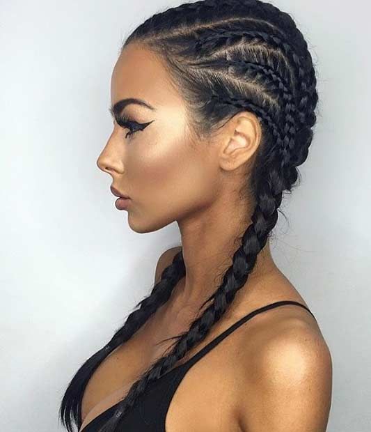 easy braid hairstyles for black girls 2