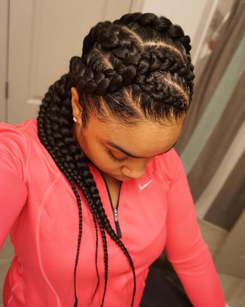 easy braided hairstyles for black girls