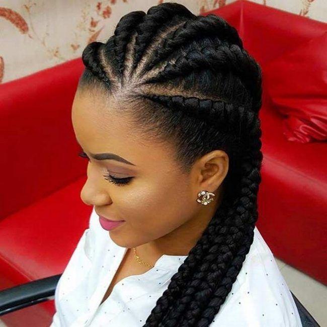 easy braided hairstyles for black girls 2