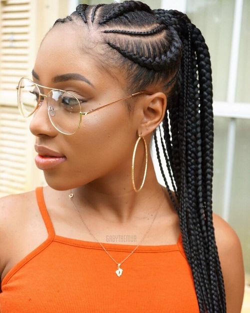 easy braided hairstyles for black hair
