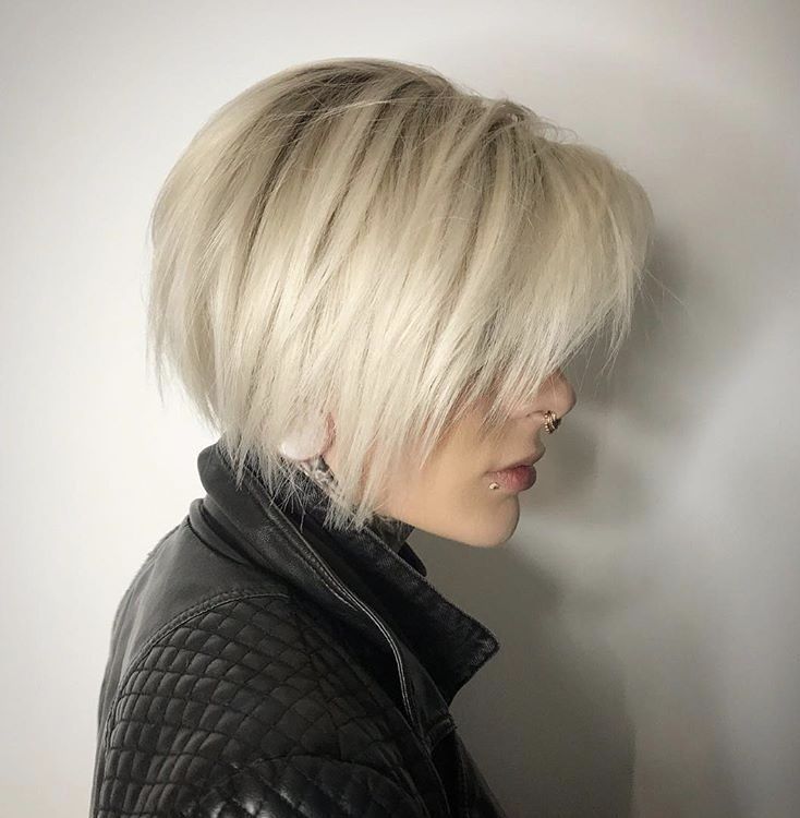 edgy emo bob hairstyles