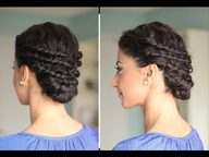 Elegant Up Do Curly Hair