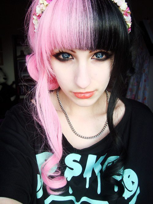 emo girly hairstyles 2