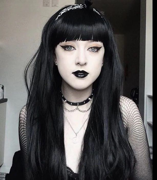 emo goth hairstyles 2