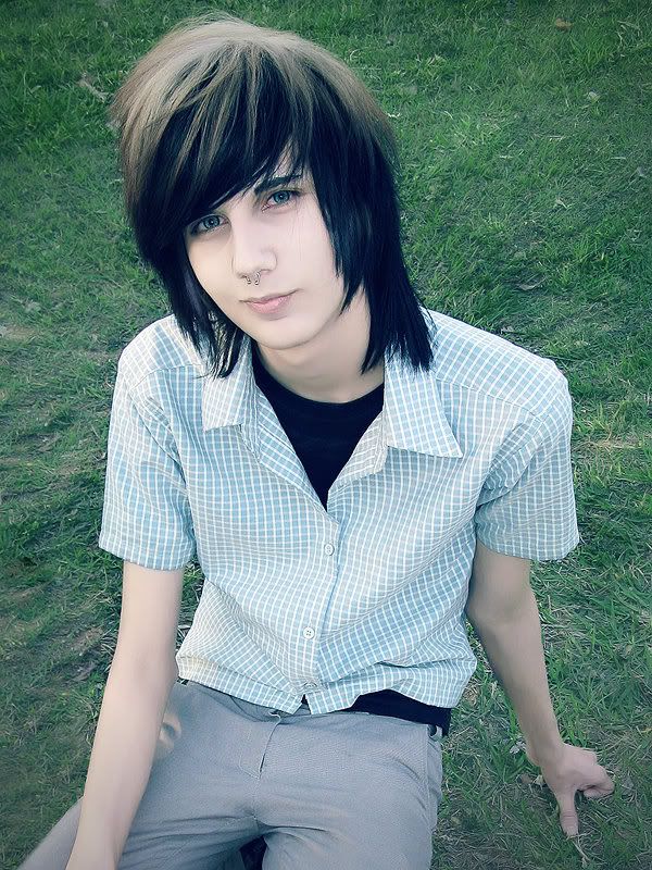 emo guy hairstyles 2009