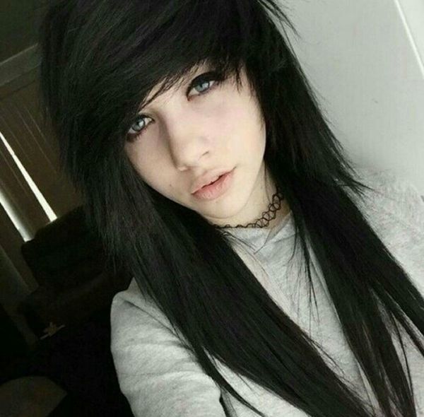 emo hairstyles for black hair 2