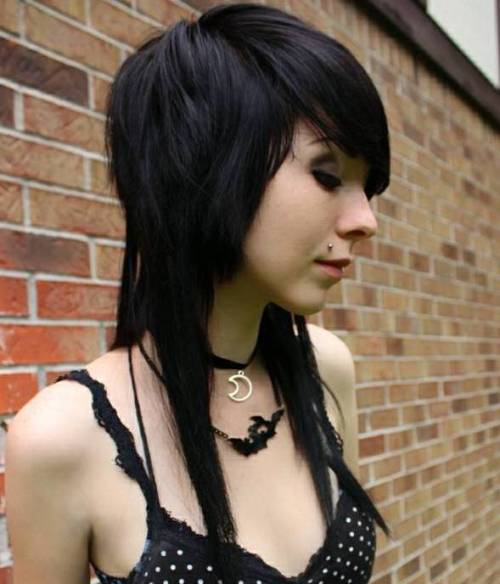 emo hairstyles for black hair