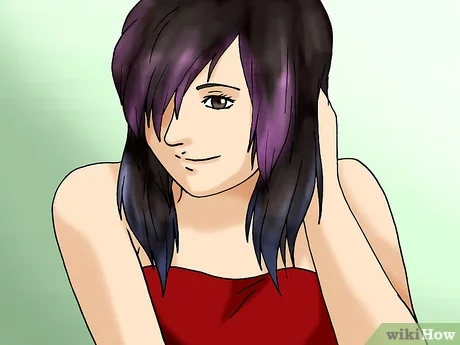 emo hairstyles for girls tutorial 2
