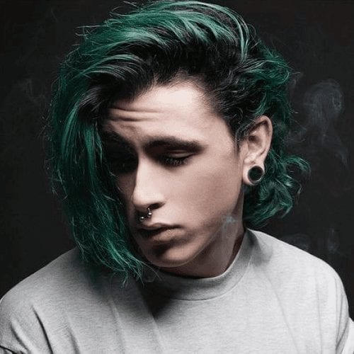 emo hairstyles for guys with curly hair 2