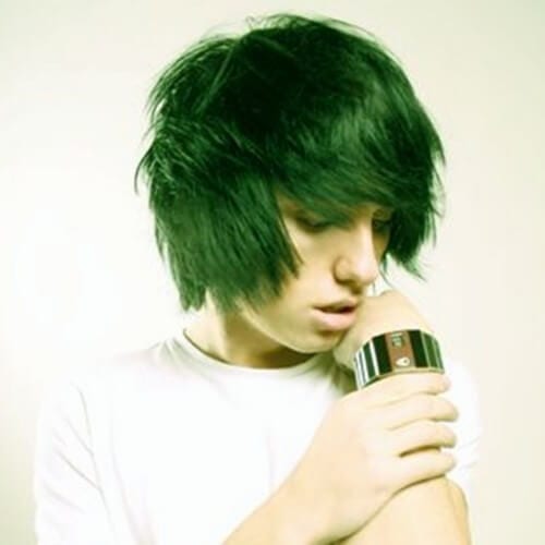 emo hairstyles for guys with thick hair 2
