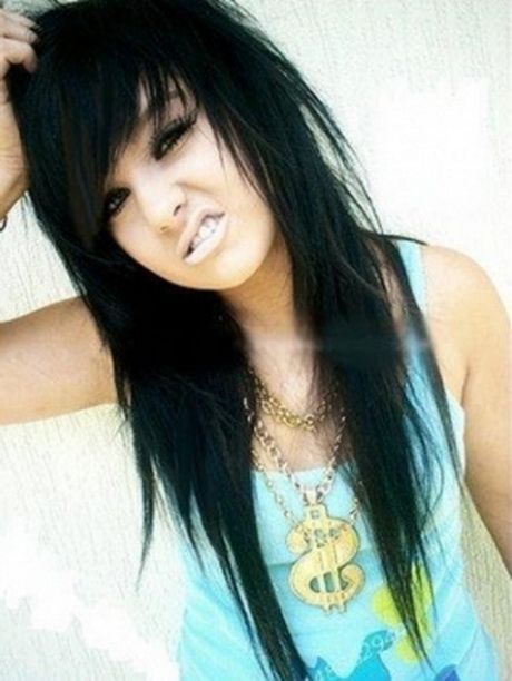 emo hairstyles for long hair 2