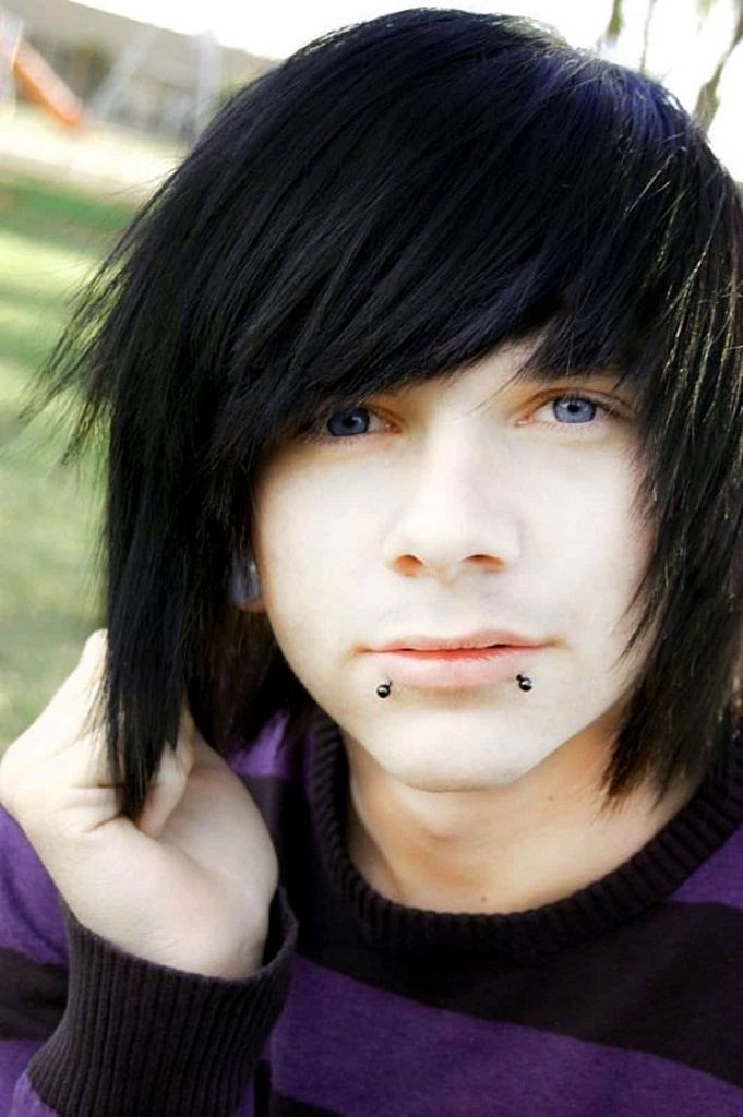 emo hairstyles guys