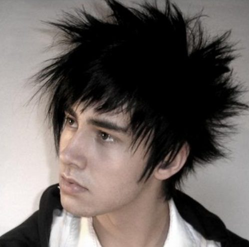 emo hairstyles men