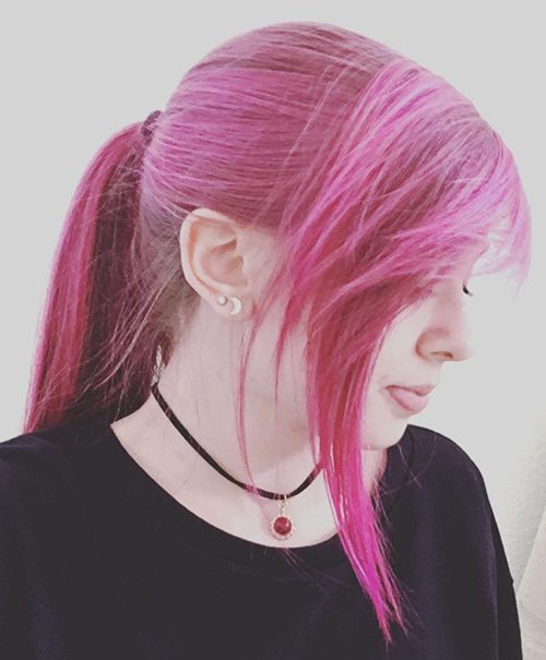 emo ponytail hairstyles 2