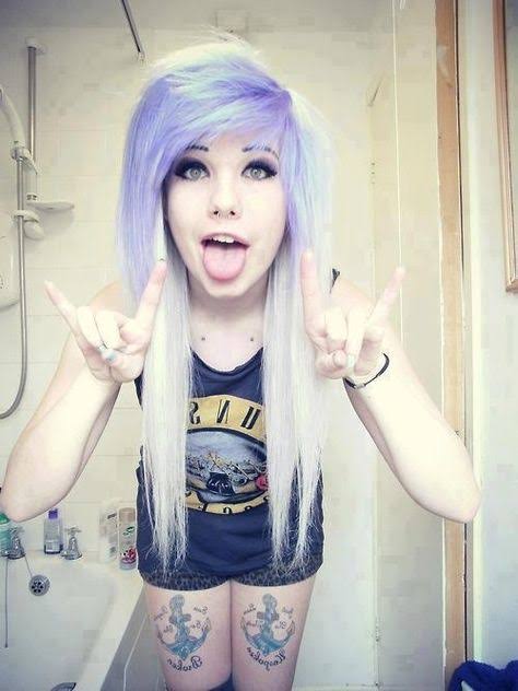 emo scene hairstyles for girls