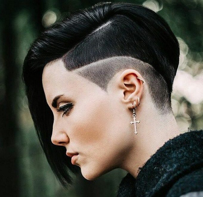 emo shaved hairstyles 2