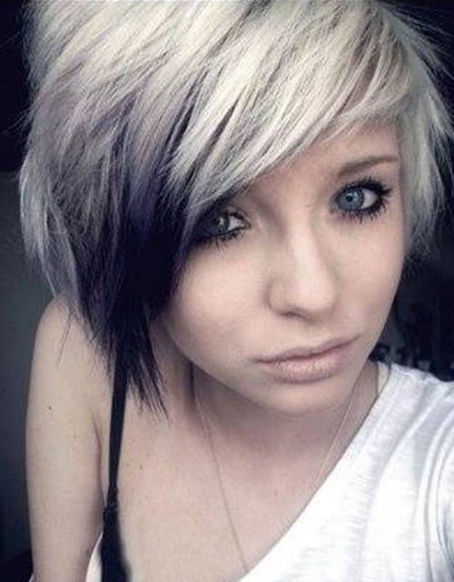 emo short hairstyles