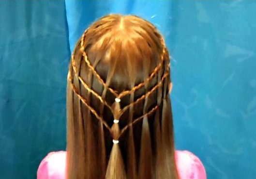 Kids French Braid Hairstyle