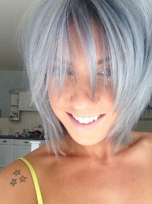 grey bob hairstyles